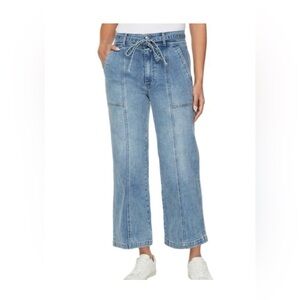 Hudson Women’s Wide Leg Belted Jean Size:6